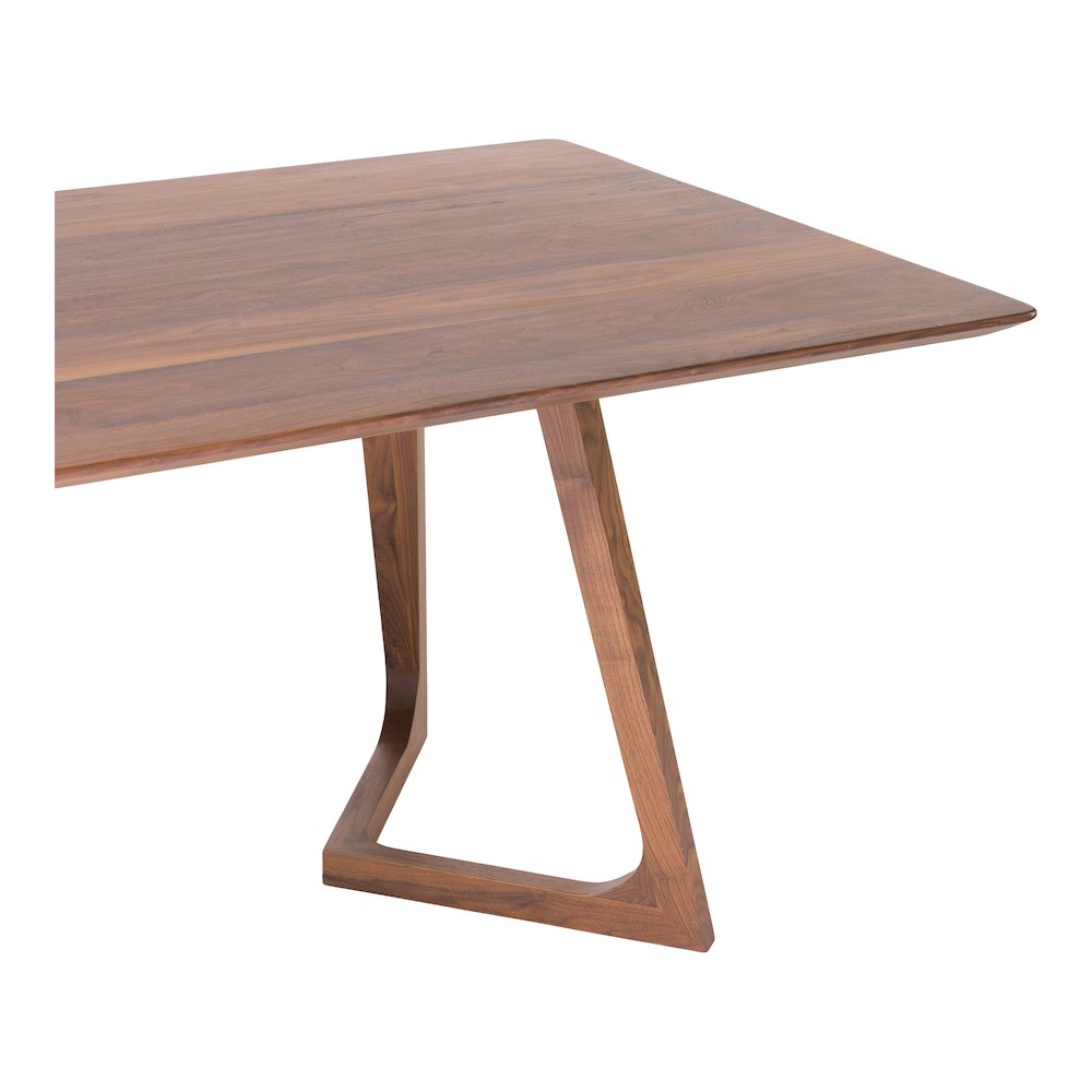 Godenza Rectangular Dining Table Brown. Picture 6