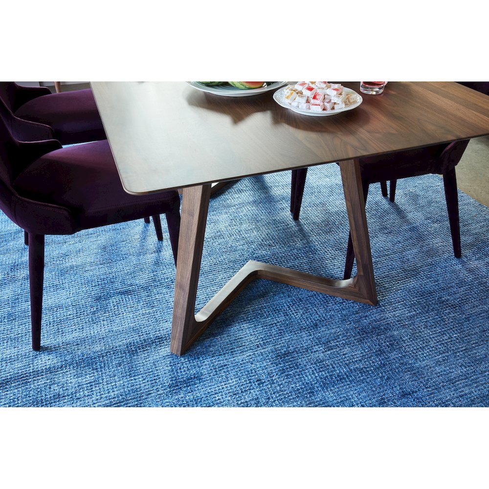 Godenza Rectangular Dining Table Brown. Picture 7