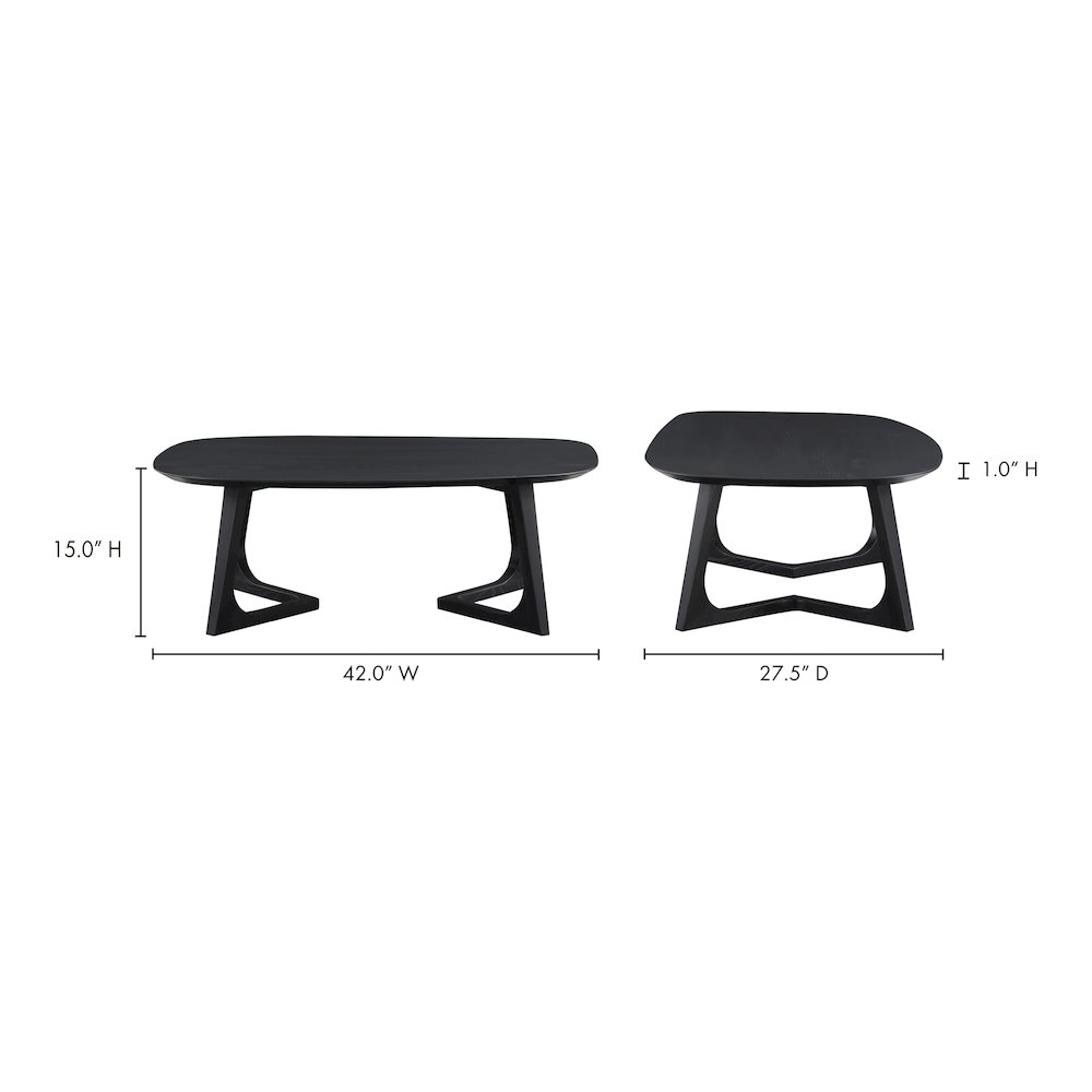 Godenza Small Coffee Table Black. Picture 8