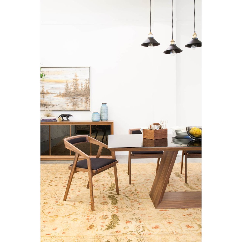 Padma Arm Chair Black. Picture 8