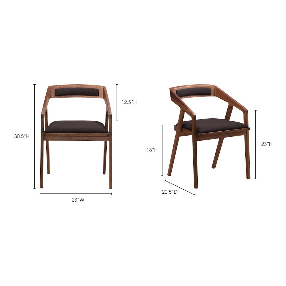 Padma Arm Chair Black. Picture 10