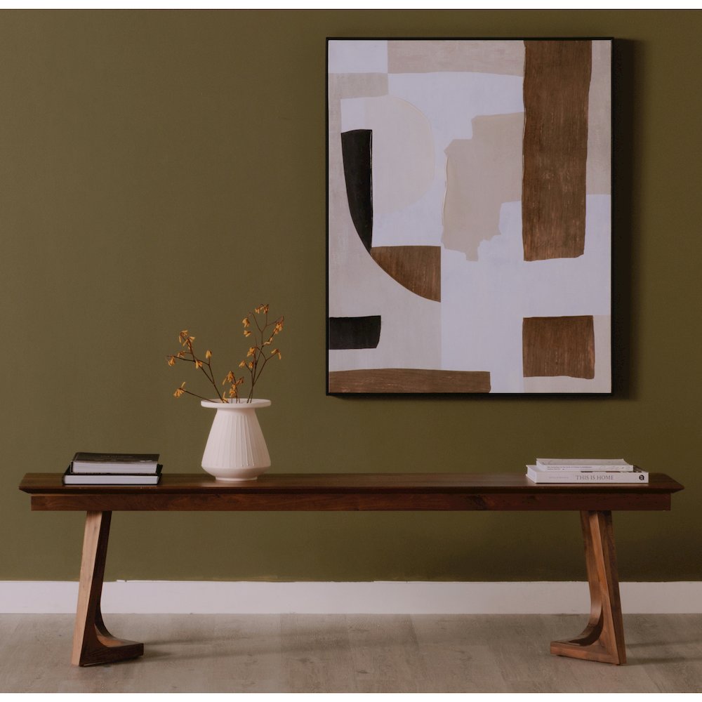Godenza Bench Brown. Picture 2
