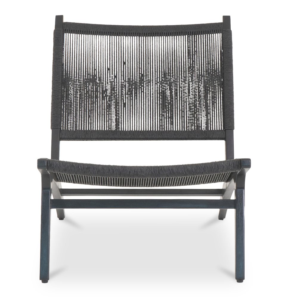 Palma Outdoor Lounge Chair Black. Picture 1