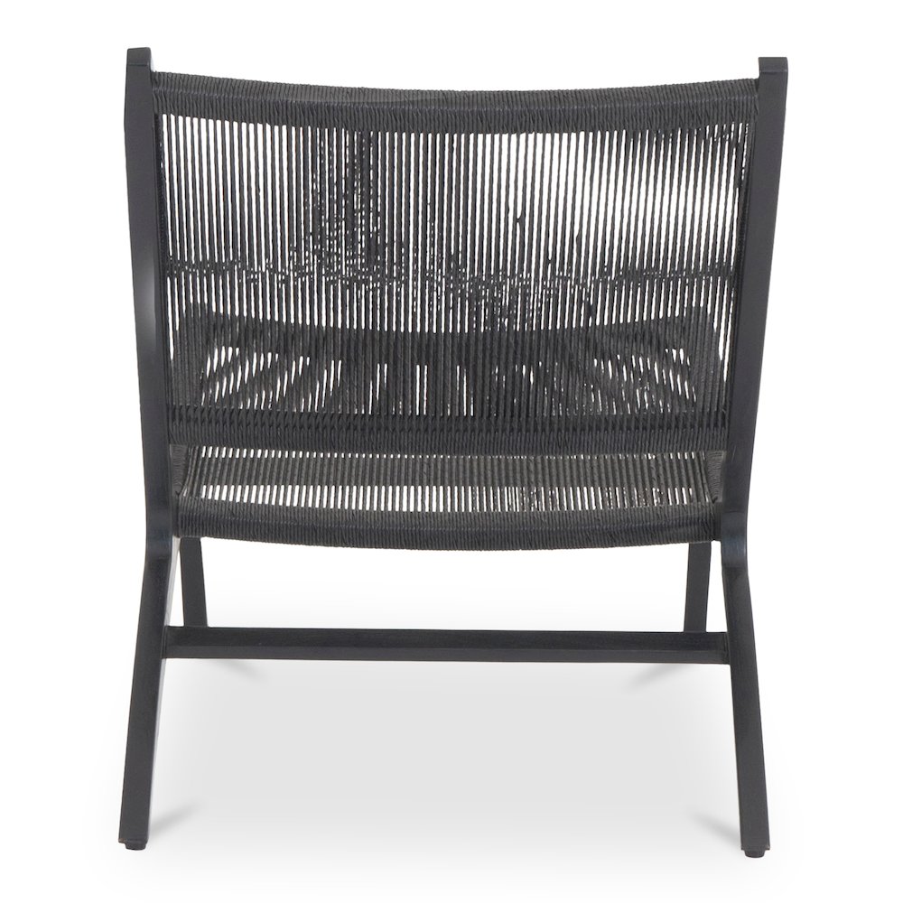 Palma Outdoor Lounge Chair Black. Picture 4