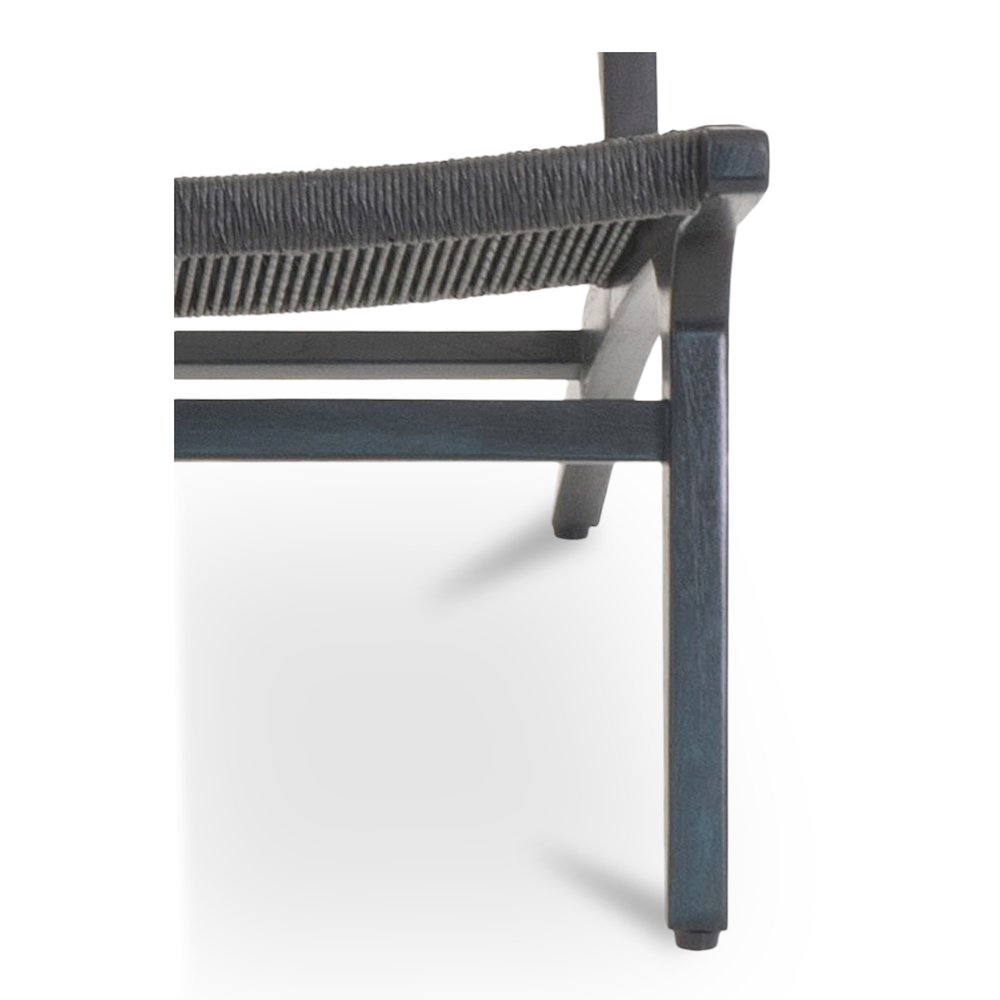 Palma Outdoor Lounge Chair Black. Picture 5