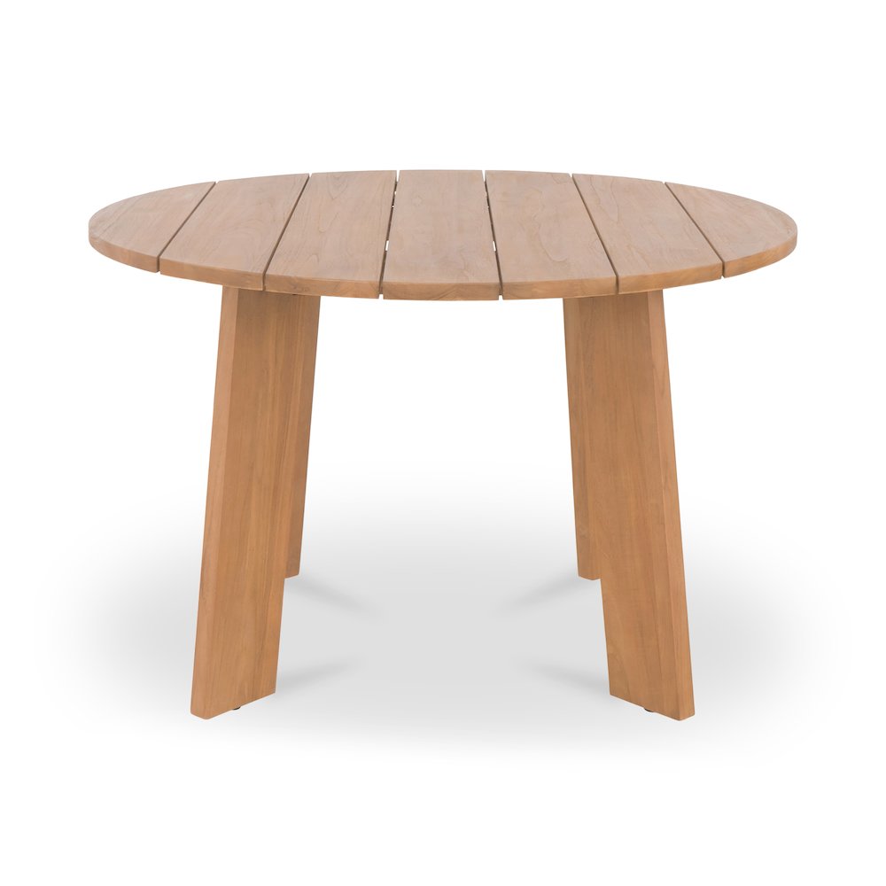 Delta Round Outdoor Dining Table Natural. Picture 1