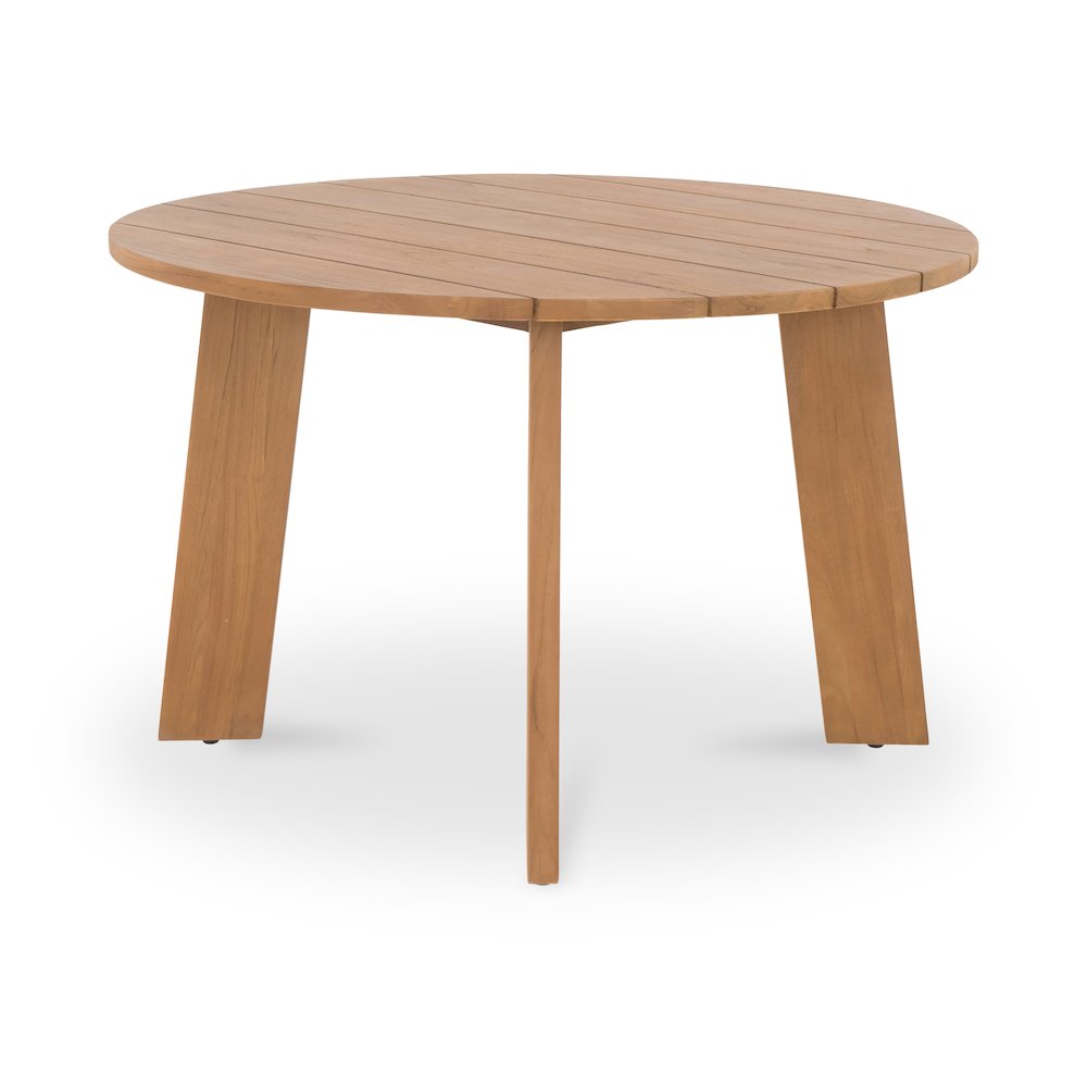 Delta Round Outdoor Dining Table Natural. Picture 3