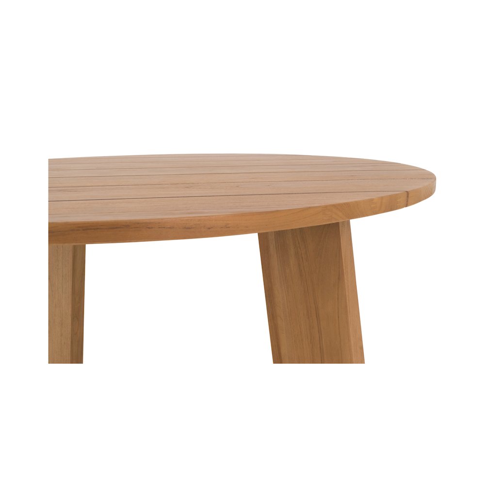 Delta Round Outdoor Dining Table Natural. Picture 5
