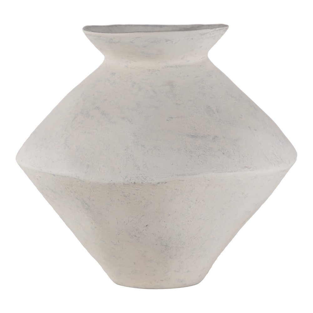 Raja Medium Decorative Vessel White. Picture 2