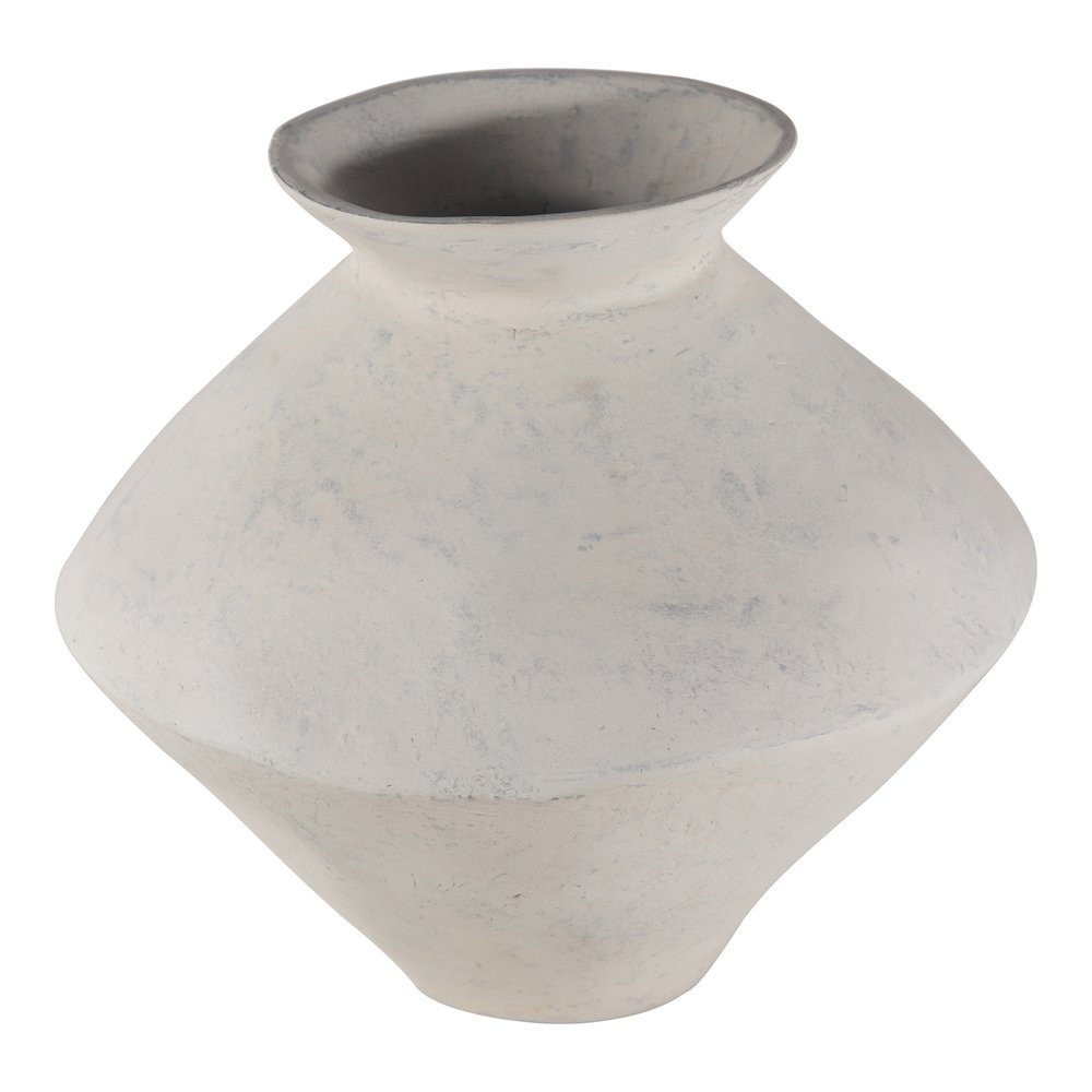 Raja Medium Decorative Vessel White. Picture 3