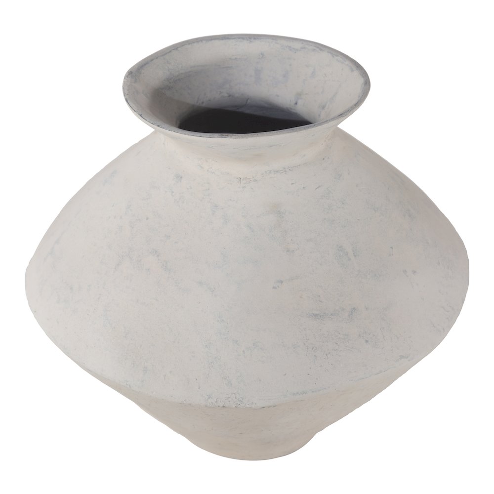Raja Medium Decorative Vessel White. Picture 4