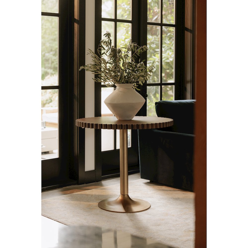Raja Medium Decorative Vessel White. Picture 14