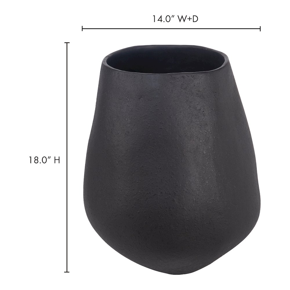Voss Decorative Vessel Black. Picture 9