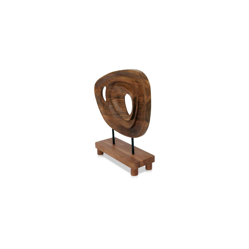 Saddler Sculpture Natural Acacia. Picture 4
