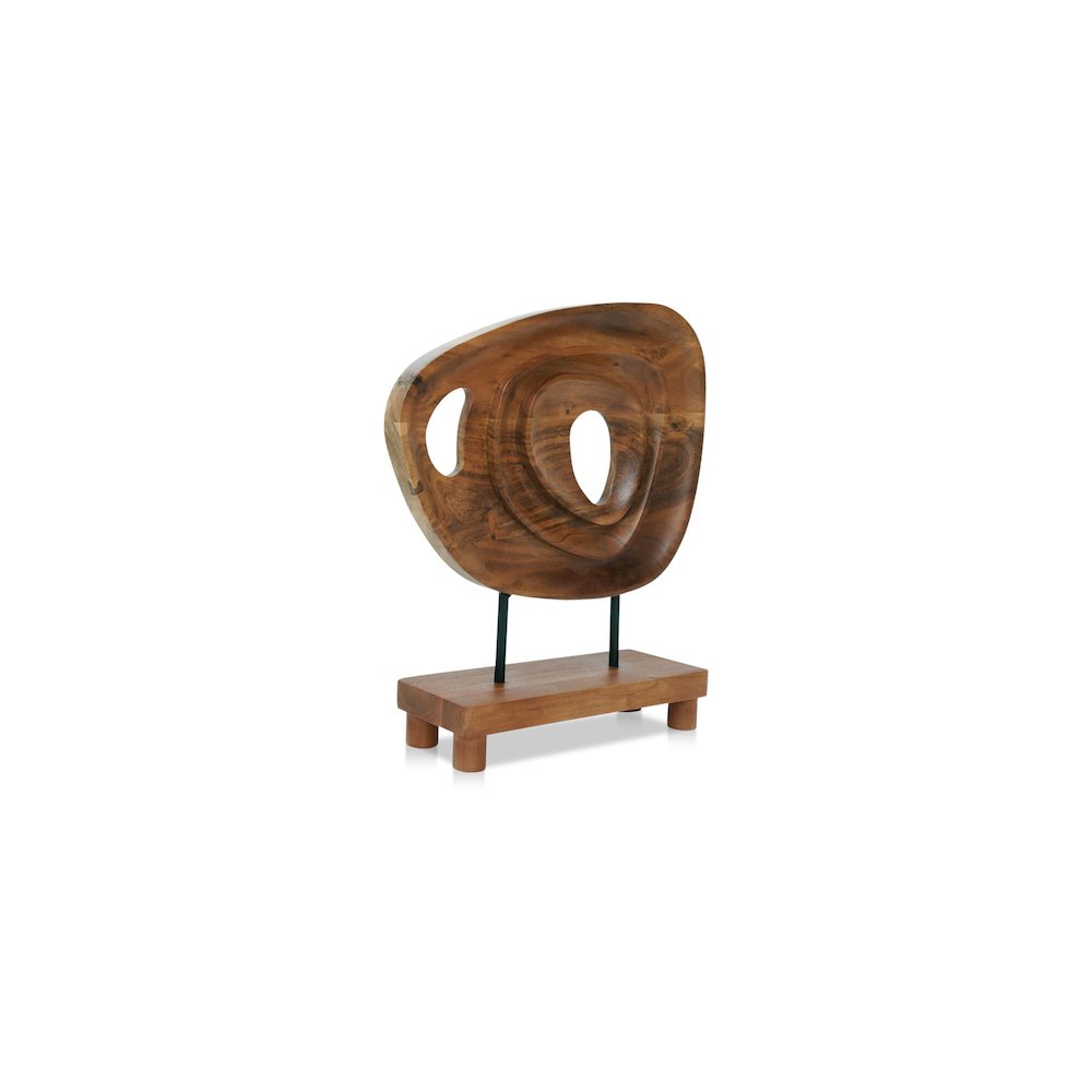 Saddler Sculpture Natural Acacia. Picture 3