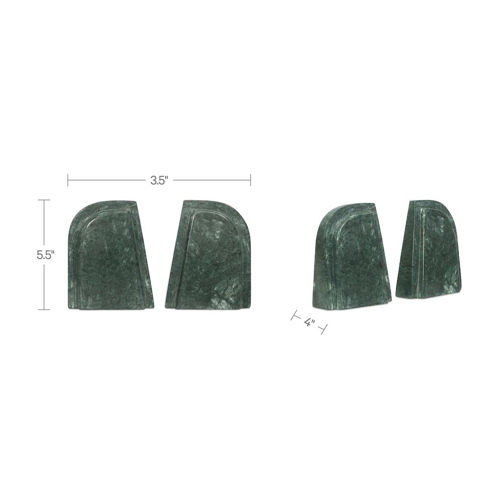 Zane Marble Bookends-Set Of 2. Picture 2