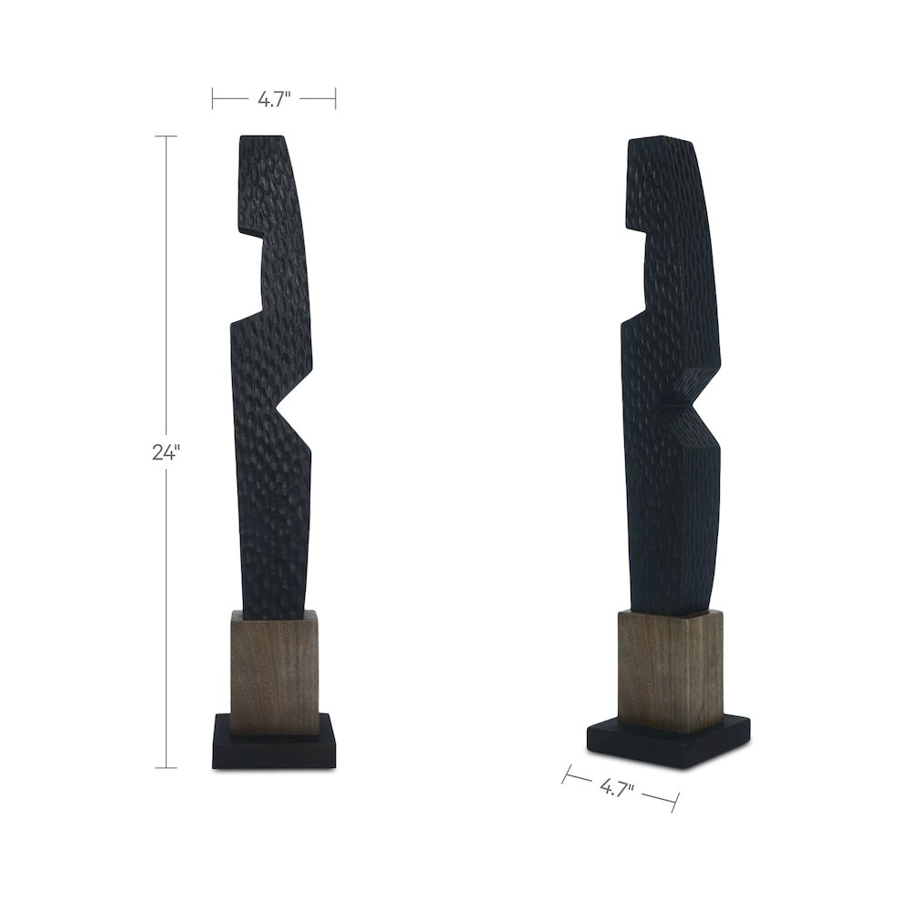 Fenn Sculpture Black. Picture 2