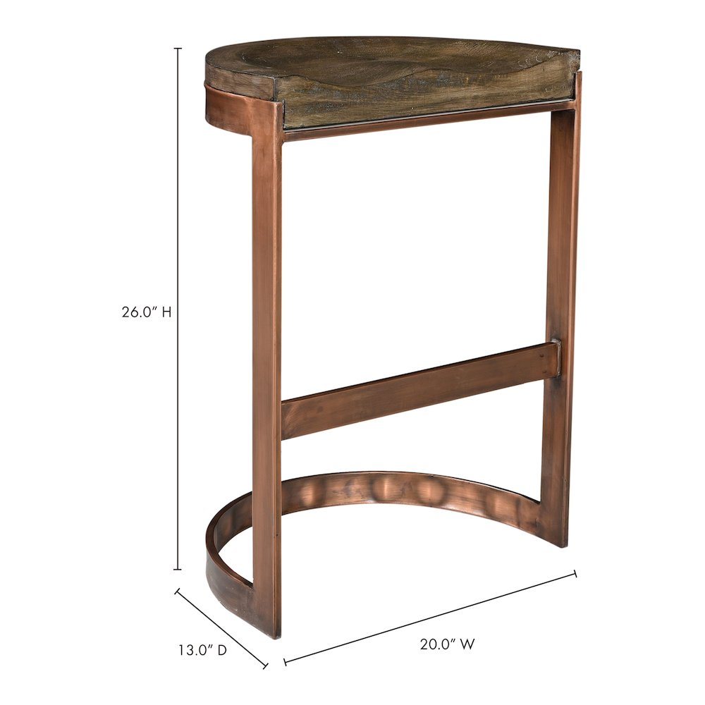 Bancroft Counter Stool Grey. Picture 5