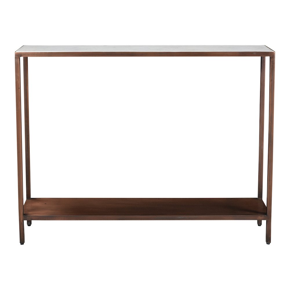 Bottego Console Table Antique Copper. Picture 1