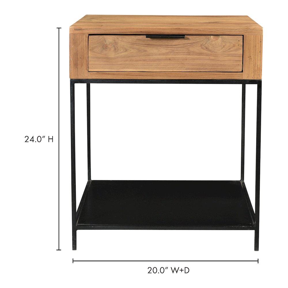 Joliet Side Table Natural. Picture 10