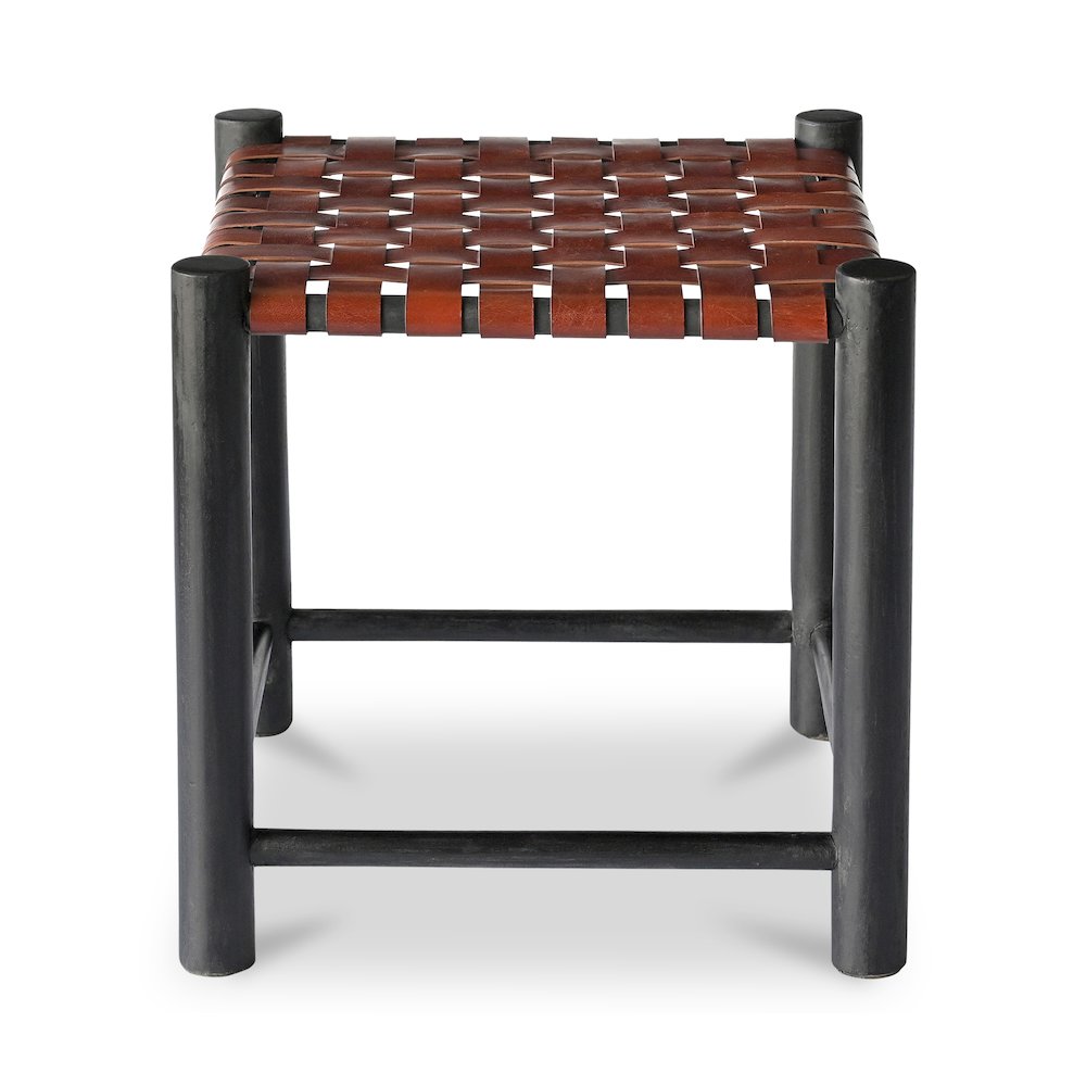 Selby Stool Burgandy. Picture 1