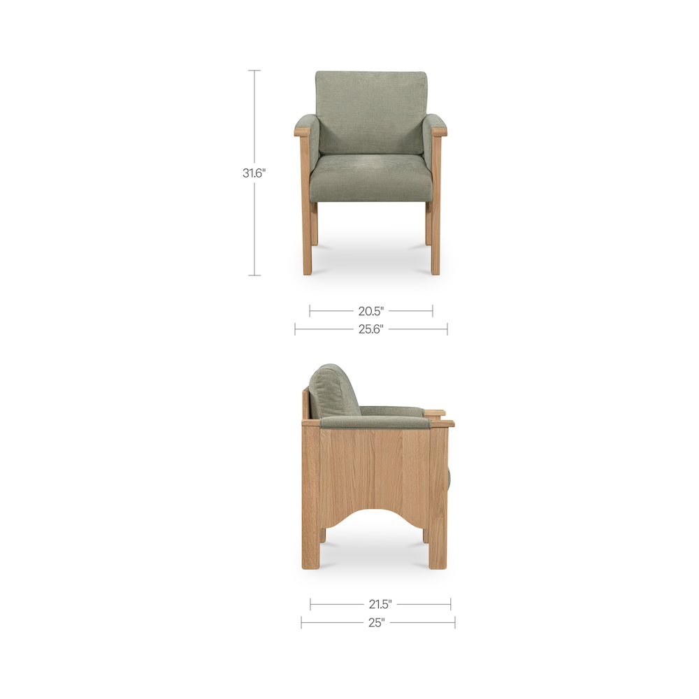 Bauer Dining Chair Sage. Picture 7