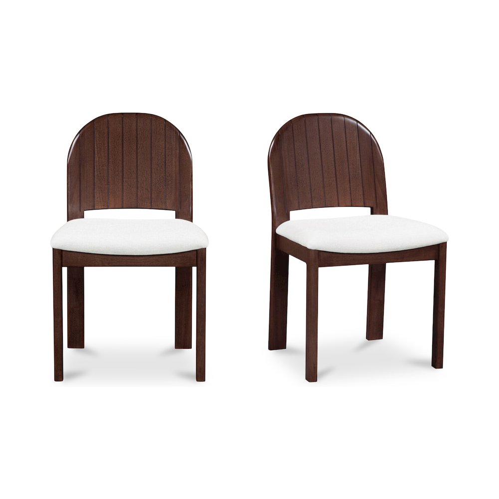 Emil Dining Chair Cream-Set of Two. Picture 1