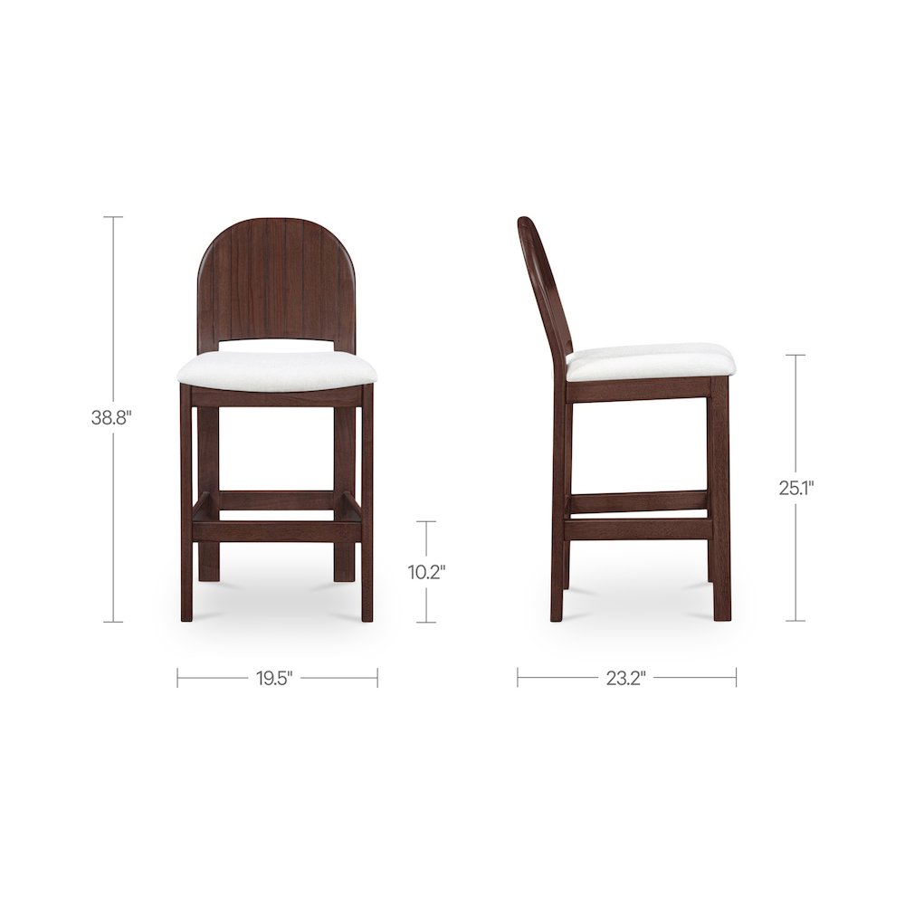 Emil Counter Stool Cream. Picture 3