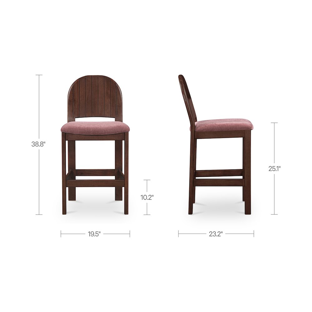 Emil Counter Stool Berry. Picture 3