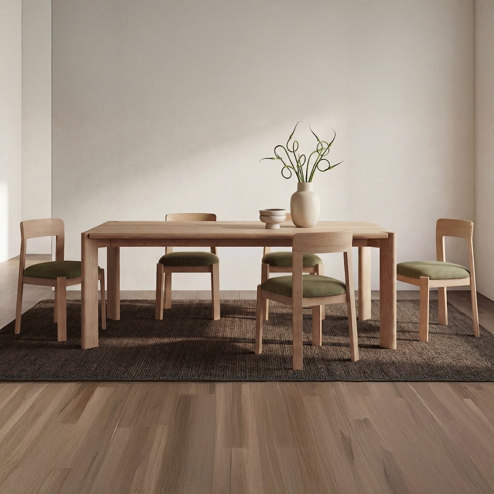 Oli Dining Chair Dark Green-Set of Two. Picture 2