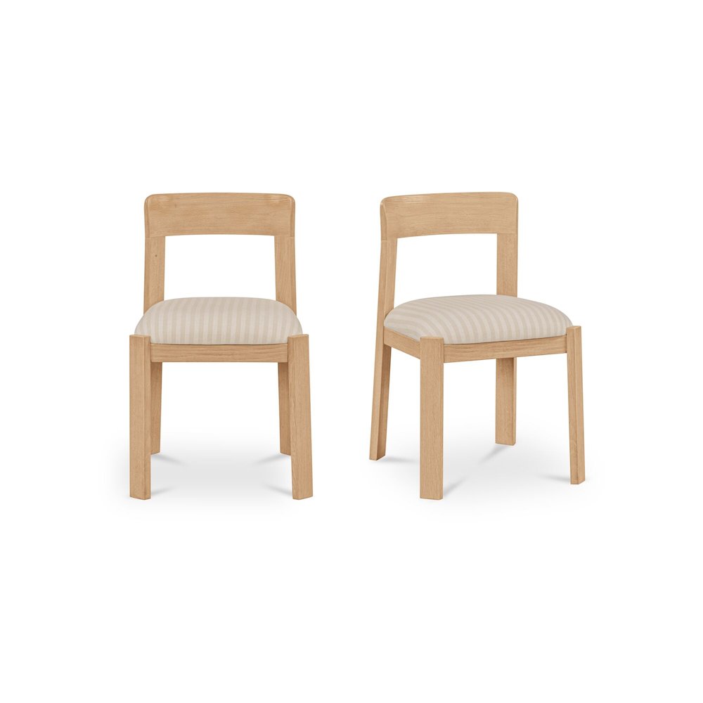 Oli Dining Chair Stripe-Set of Two. Picture 1
