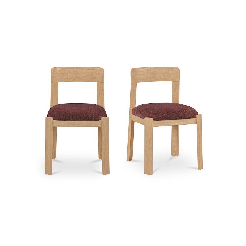 Oli Dining Chair Berry-Set of Two. Picture 1