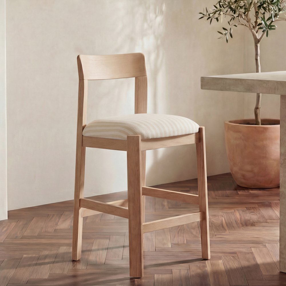 Oli Counter Stool Stripe. Picture 2