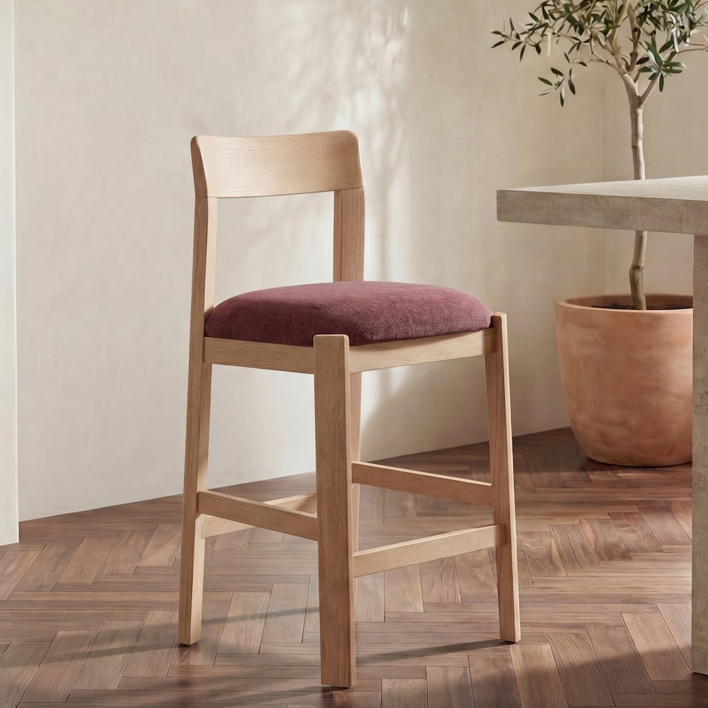 Oli Counter Stool Berry. Picture 2