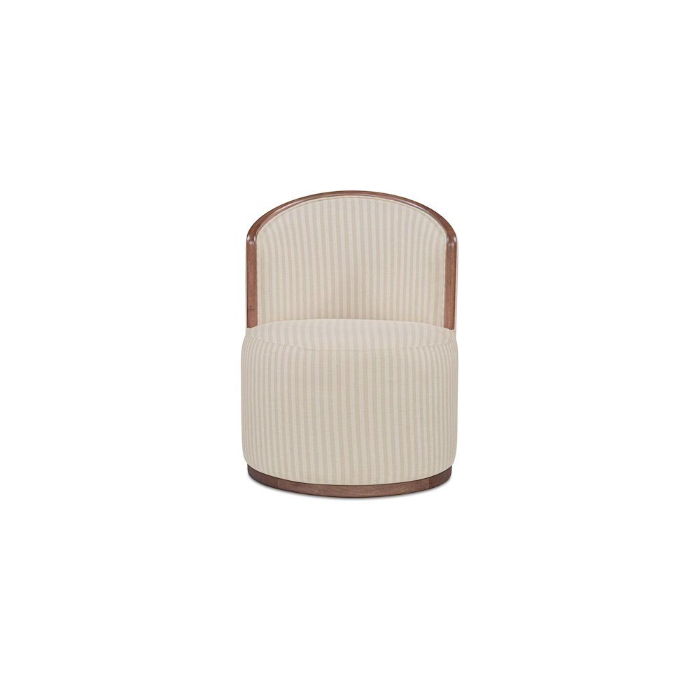 Rossi Swivel Dining Chair Stripe. Picture 1