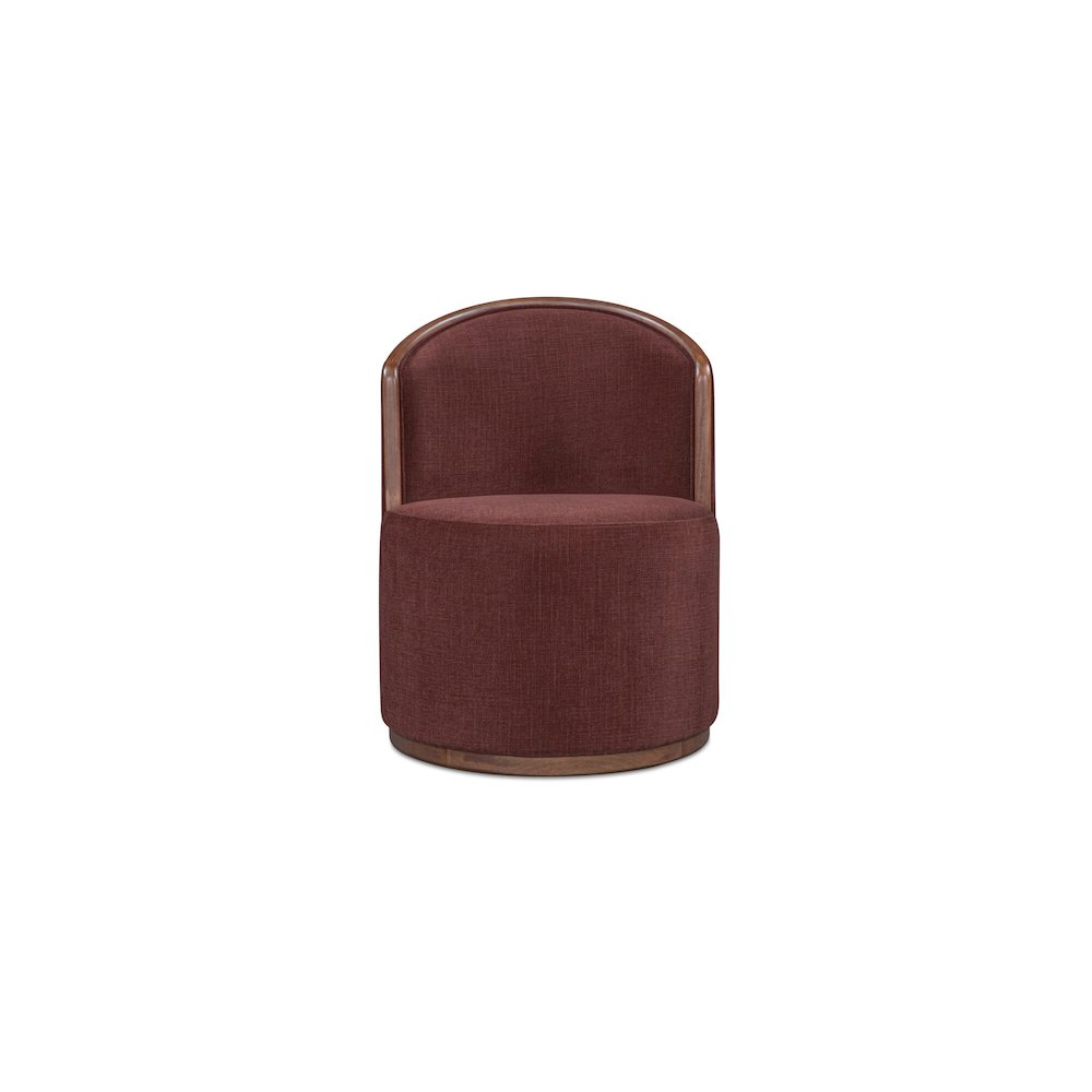 Rossi Swivel Dining Chair Berry. Picture 1