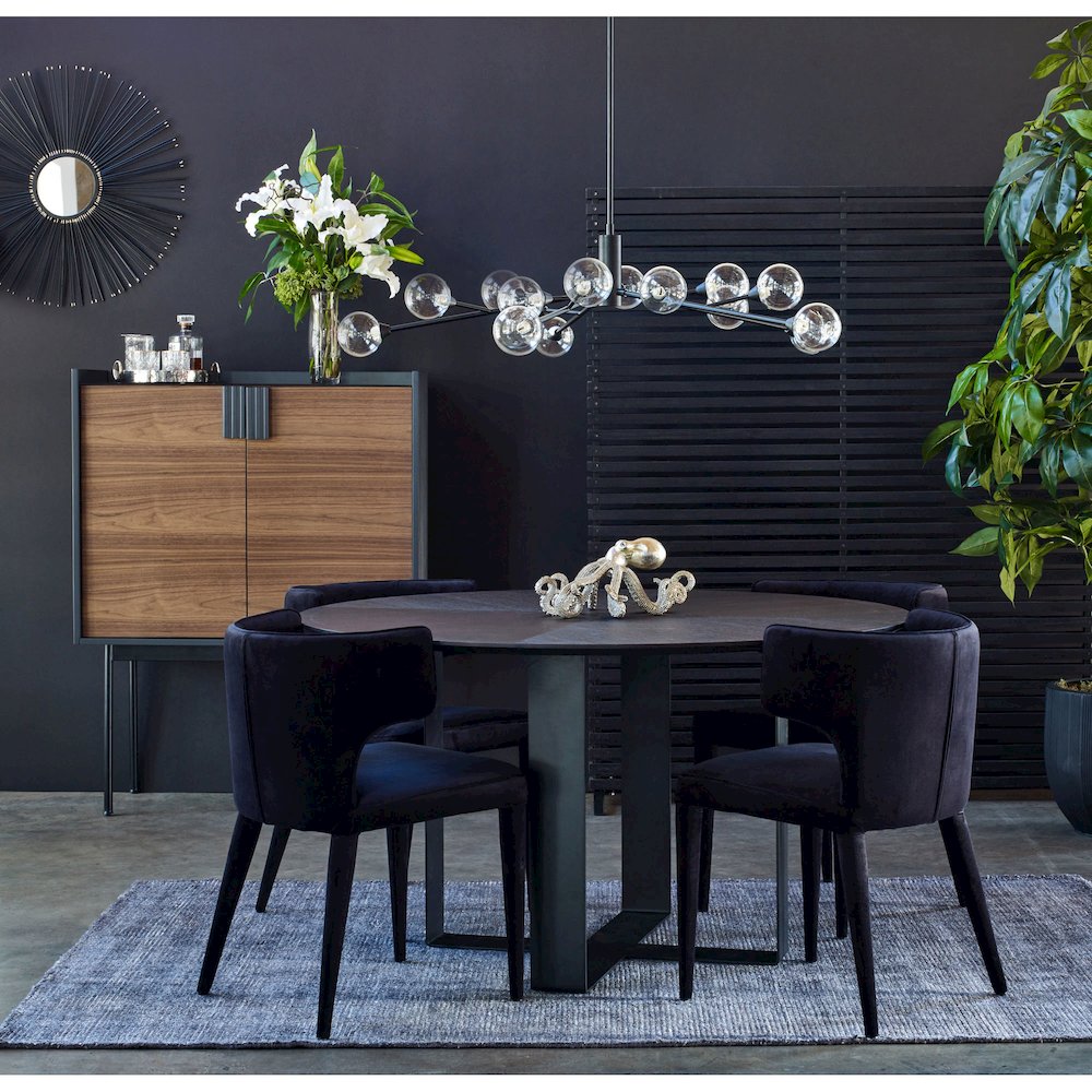 Jennaya Dining Chair Black. Picture 6