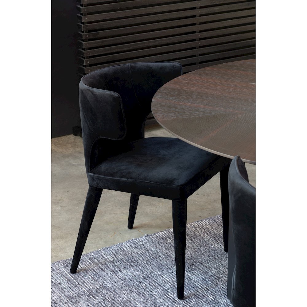 Jennaya Dining Chair Black. Picture 7