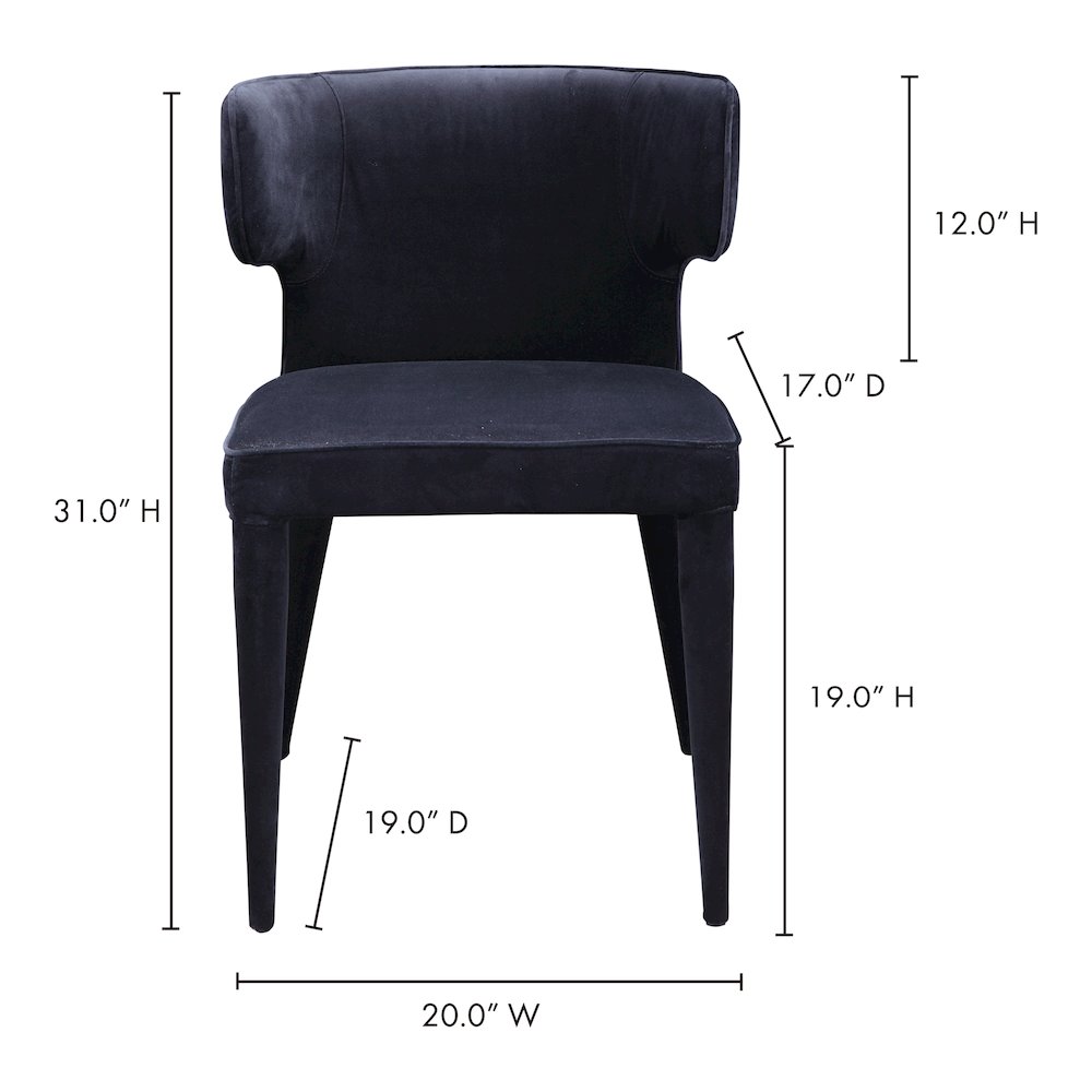 Jennaya Dining Chair Black. Picture 11