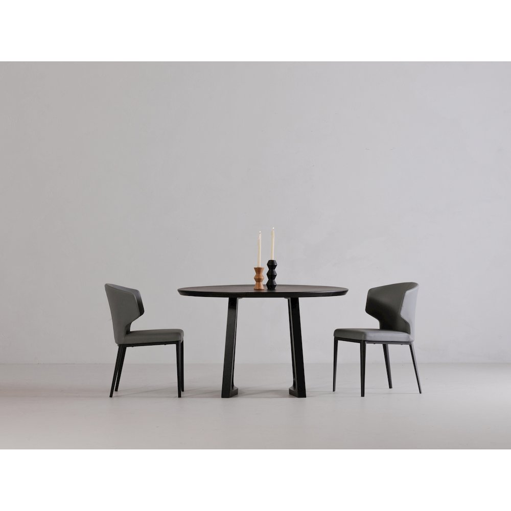 Delaney Dining Chair Grey - Set Of Two. Picture 6