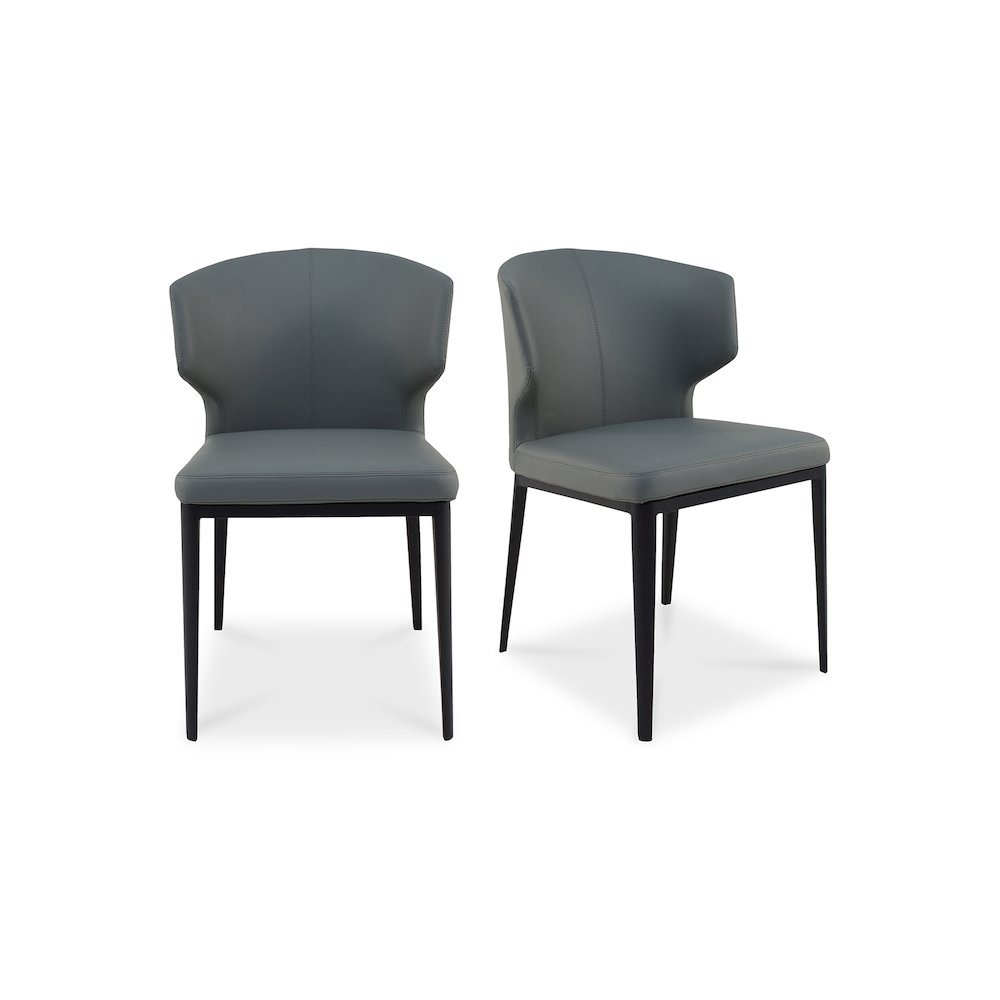 Delaney Dining Chair Grey - Set Of Two. Picture 1