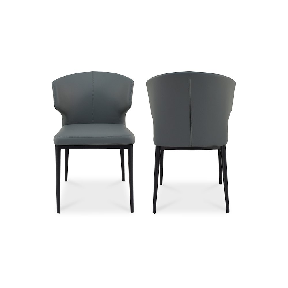 Delaney Dining Chair Grey - Set Of Two. Picture 2