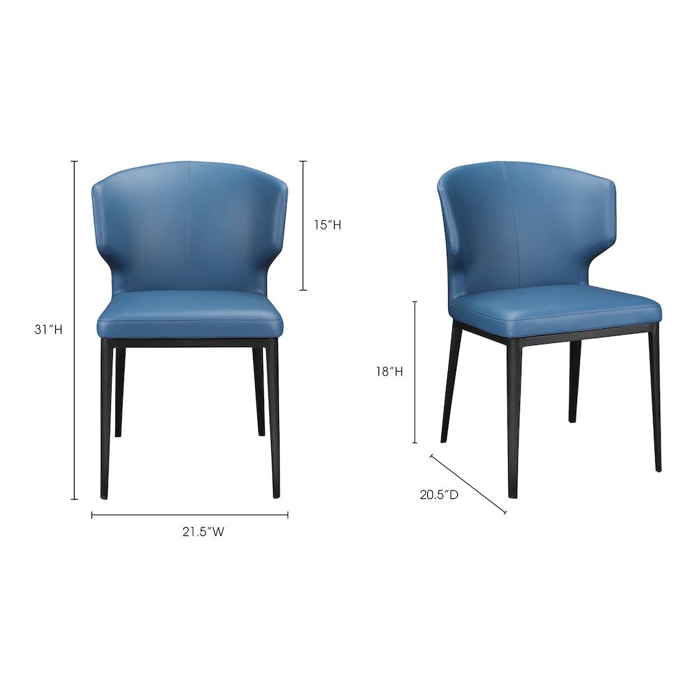 Delaney Steel Blue Dining Chair Duo, Belen Kox. Picture 4