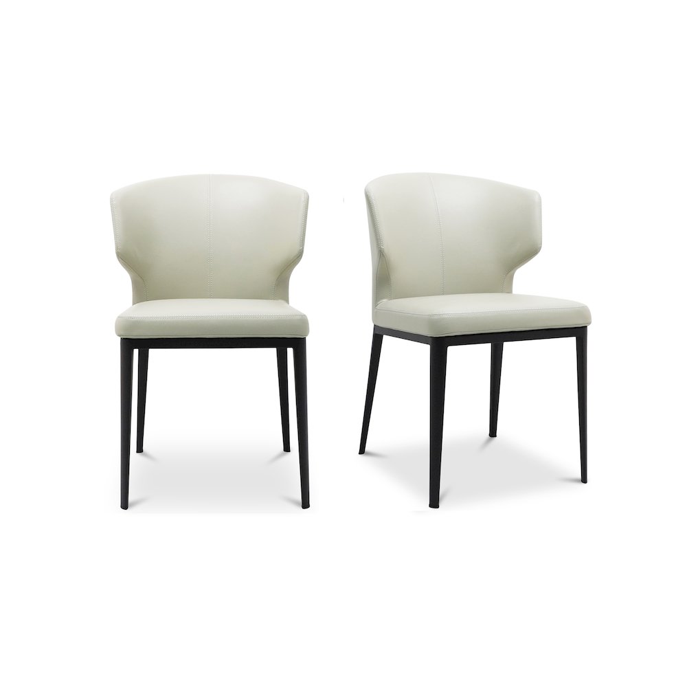 Delaney Dining Chair Beige - Set Of Two. Picture 1