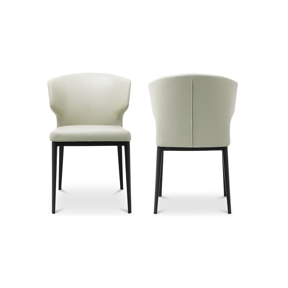 Delaney Dining Chair Beige - Set Of Two. Picture 2