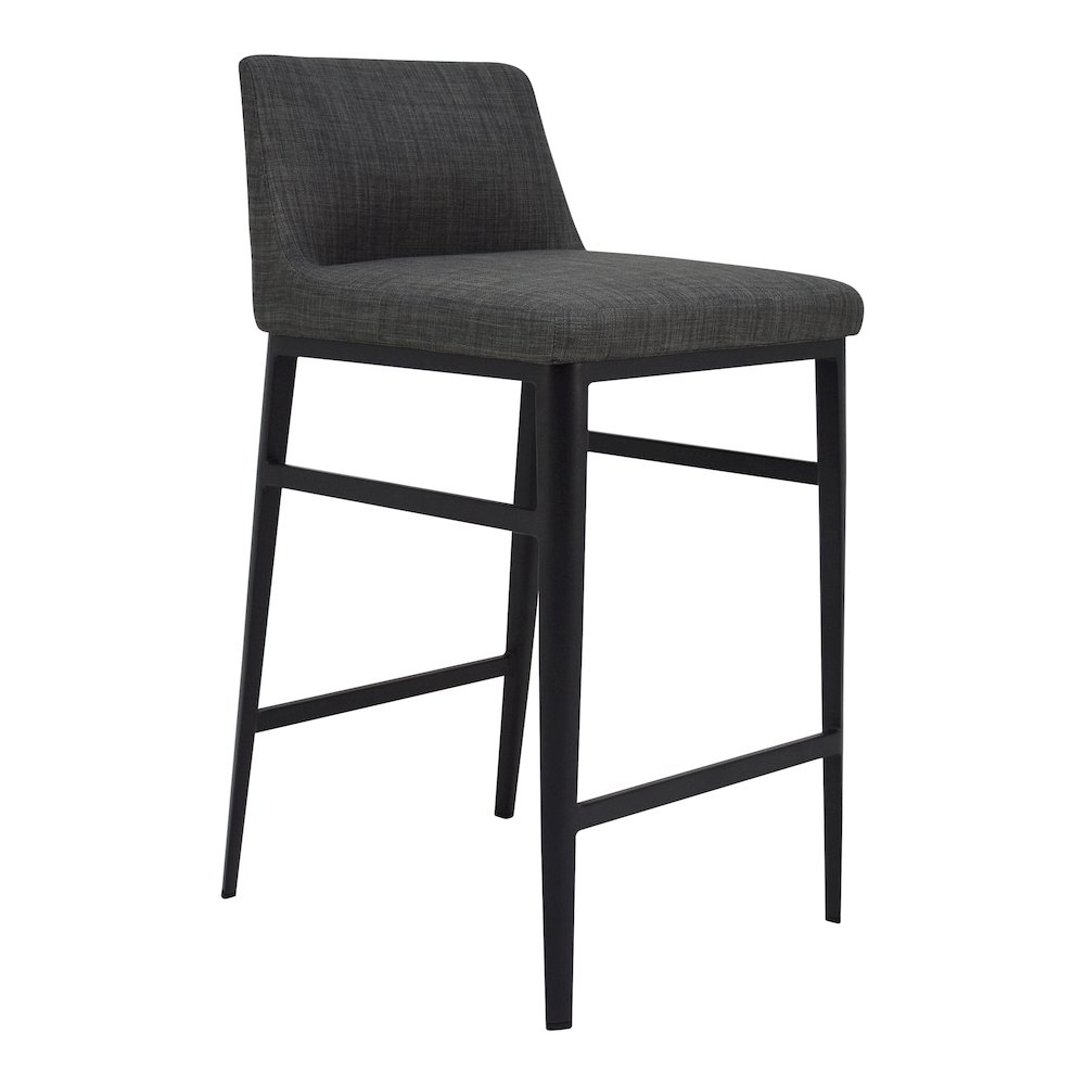 Baron Counter Stool Charcoal Grey. Picture 1