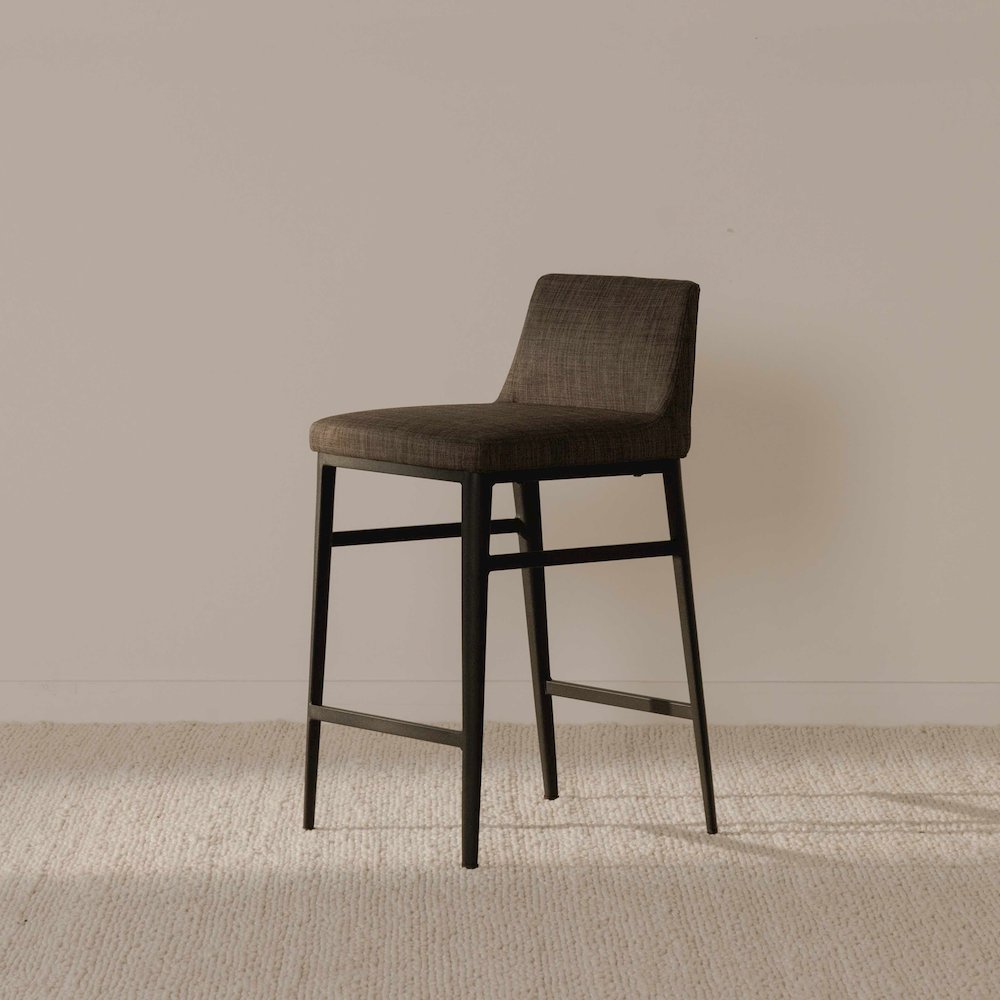 Baron Counter Stool Charcoal Grey. Picture 6