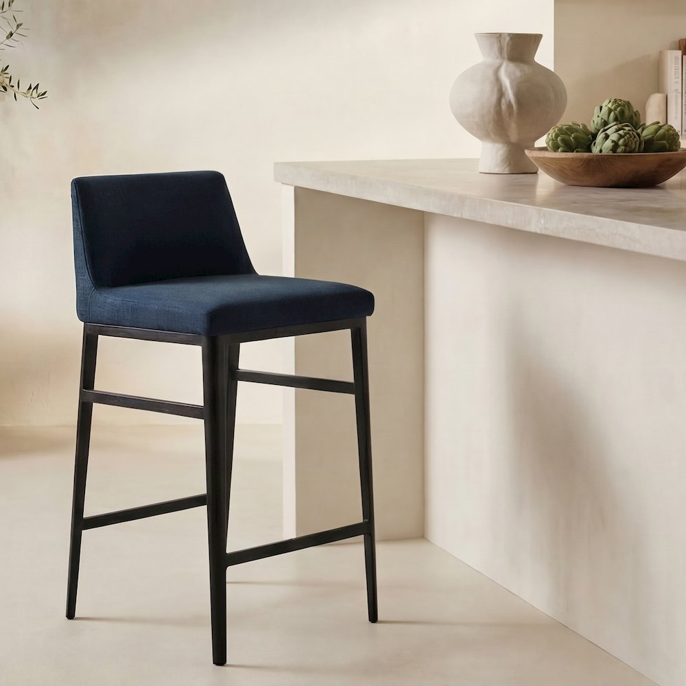 Baron Counter Stool Blue. Picture 6