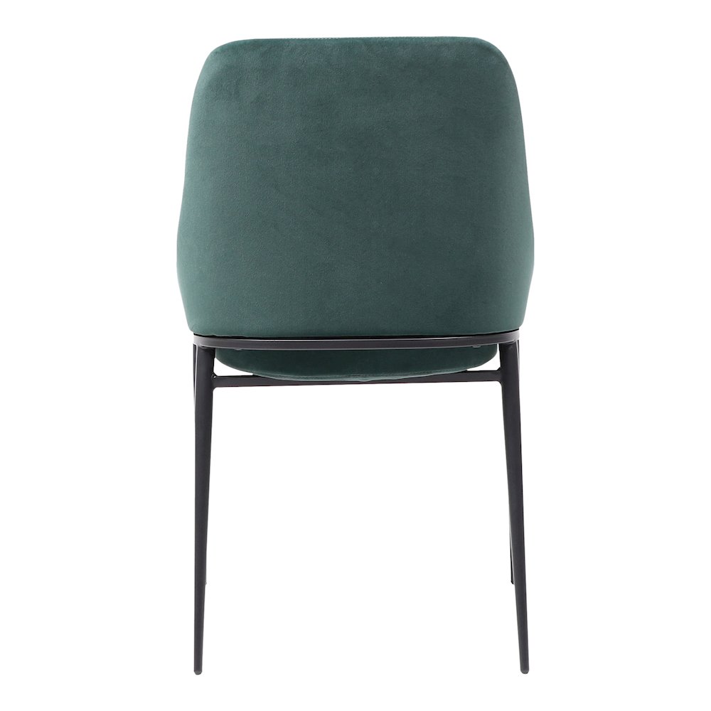 Sedona Dining Chair Green Velvet - Set Of Two. Picture 7
