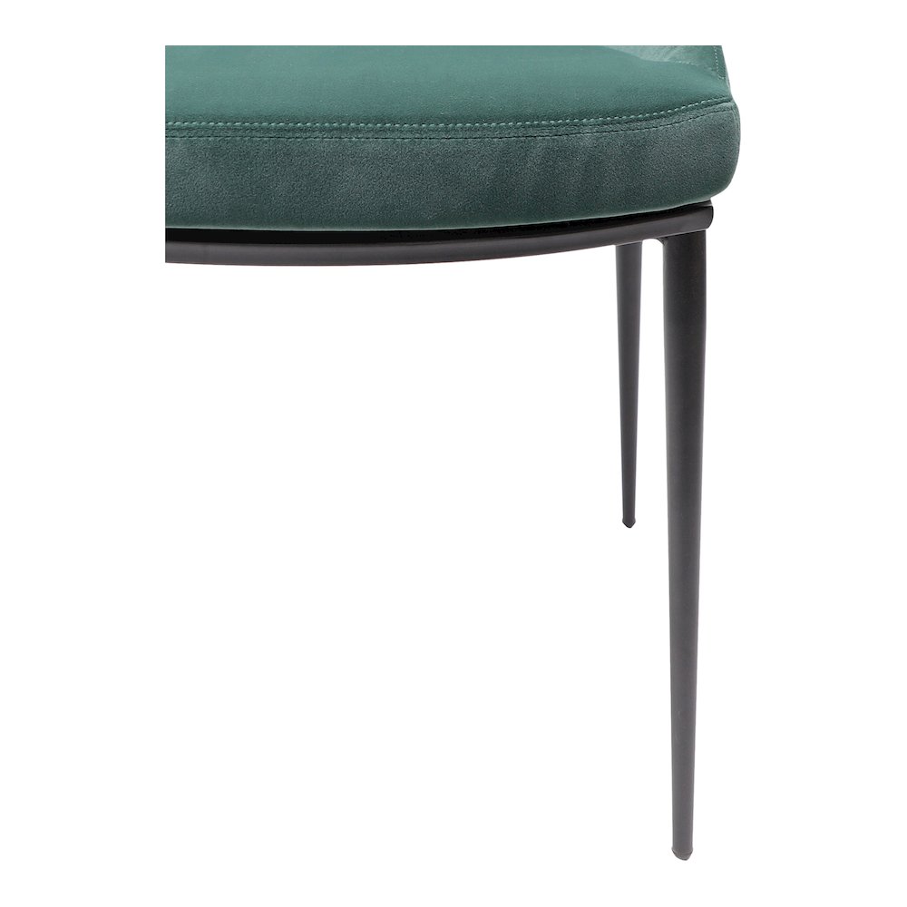 Sedona Dining Chair Green Velvet - Set Of Two. Picture 12